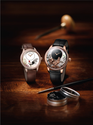 「ジャケ・ドロー」雄鶏をモチーフにした、新年にふさわしい4モデル