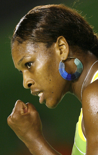 ＜テニス 07全豪オープン＞女子シングルス セレーナ・ウィリアムス ヤンコビッチを退け準々決勝進出 - オーストラリア