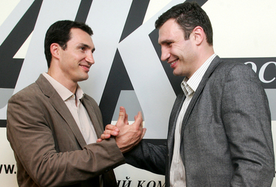 ＜ボクシング＞クリチコ モスクワでの記者会見に出席 - ロシア