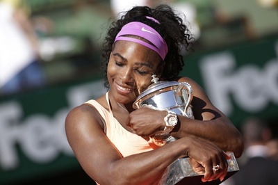 セレーナが全仏オープン制覇、GS単で20度目の戴冠