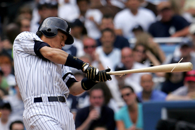 松井秀喜 無安打に終わるも犠飛で1打点を記録