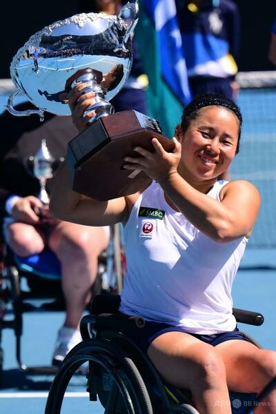 上地結衣が全豪OP優勝 車いすテニス