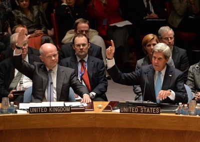 シリア化学兵器で安保理決議採択、廃棄枠組みに拘束力