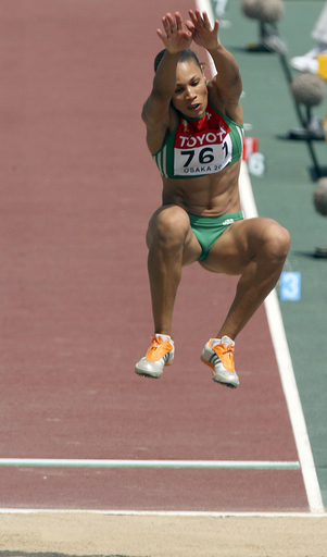 ナイデ・ゴメス 女子走り幅跳び決勝進出を決める