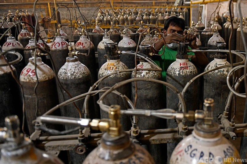 インドのコロナ死者急増、一日で過去最多3645人