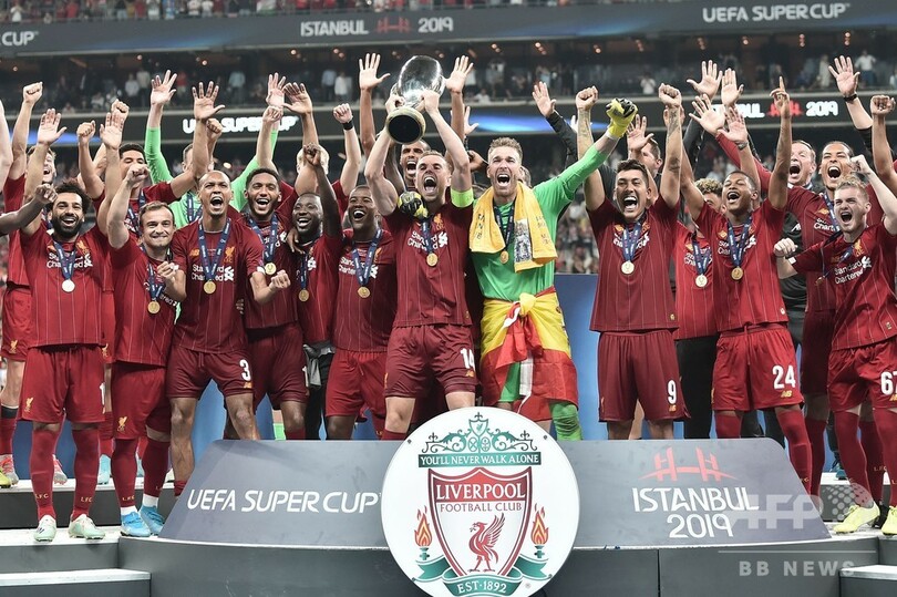 リバプールがUEFAスーパー杯優勝、控えGKアドリアンがPK戦で活躍