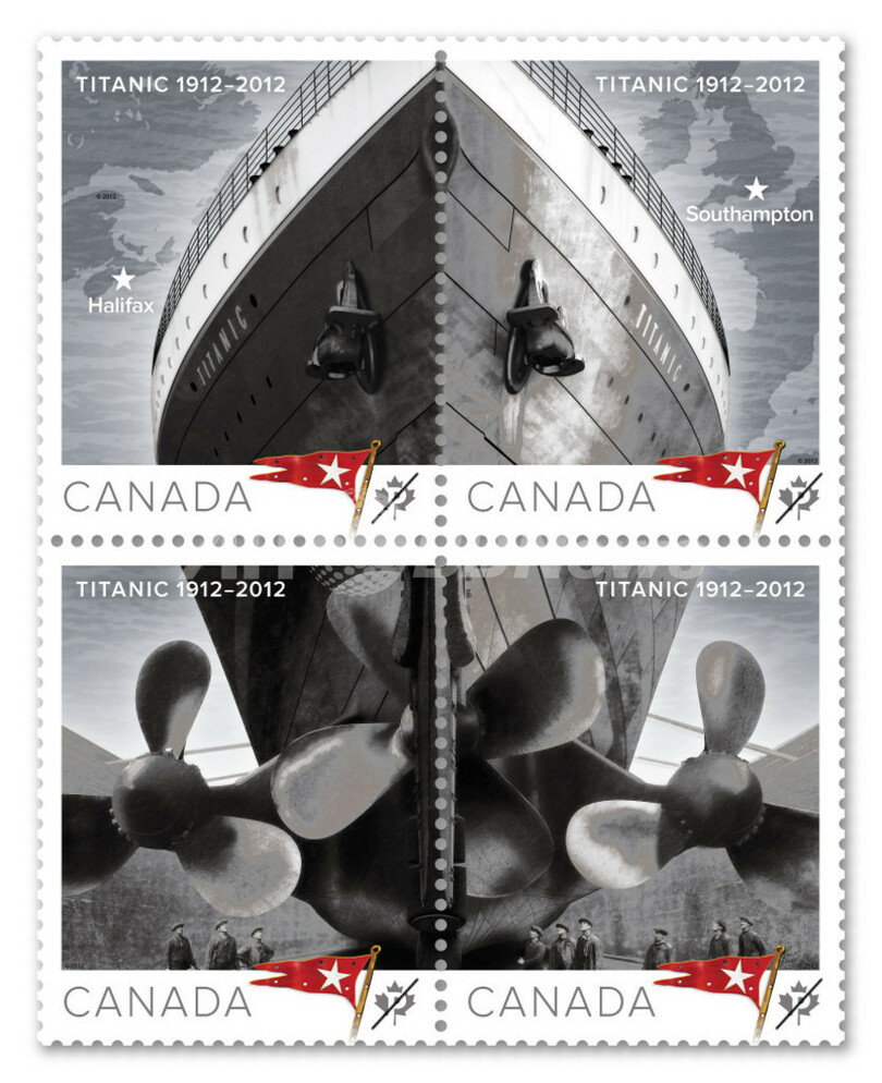 タイタニック号沈没から100年 カナダで記念切手 写真1枚 国際ニュース Afpbb News