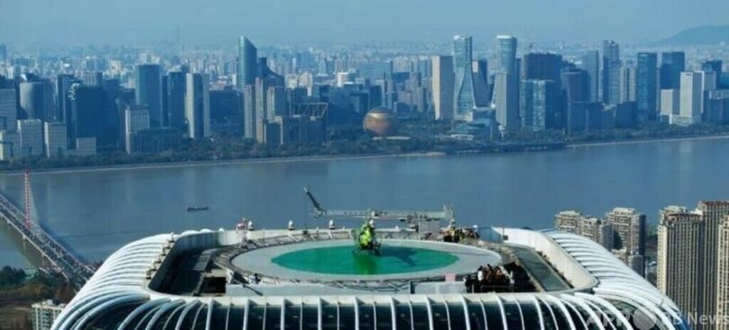 低空飛行の「エアバス」が杭州市で営業開始・中国