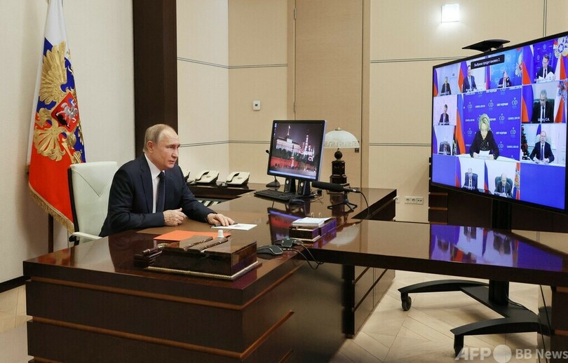 プーチン氏から「ミサイル」の脅し ジョンソン元英首相が回想