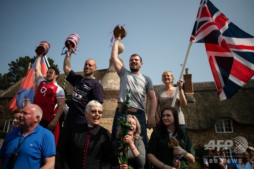 野うさぎパイやビールのたる争奪戦 イースターの伝統行事 英 写真枚 国際ニュース Afpbb News