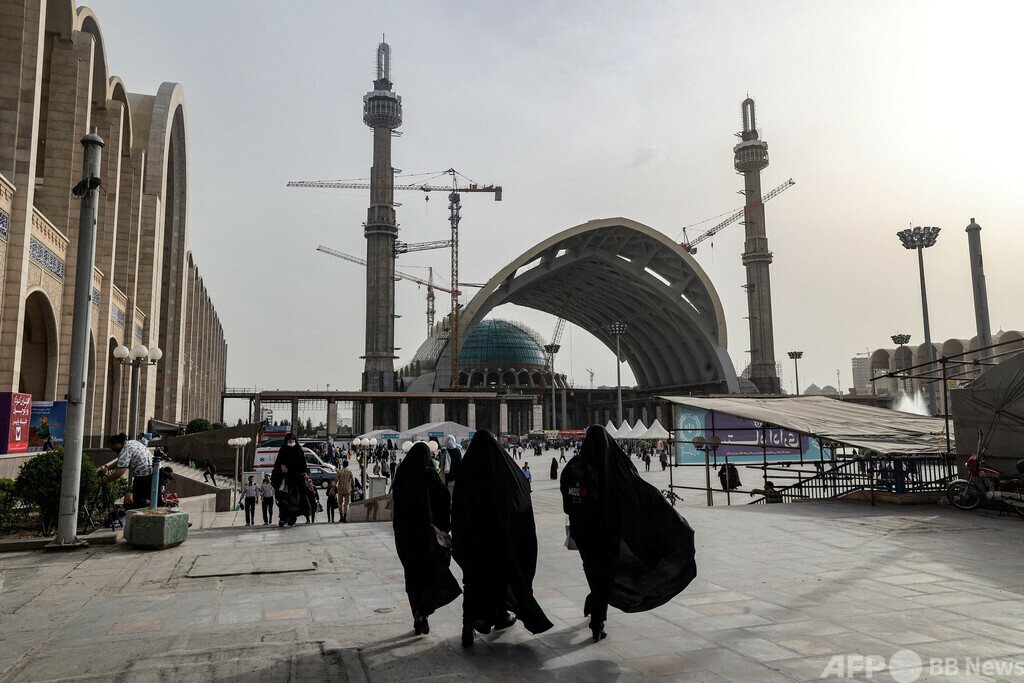 イラン人女性にむち打ち74回、スカーフなしで「風紀」違反 写真1枚 国際ニュース:AFPBB News