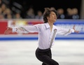 14-15フィギュアスケートグランプリ（GP）シリーズ開幕戦スケート・アメリカ（Skate America 2014）、男子シングル・ショートプログラム（SP）。演技に臨む町田樹（Tatsuki Machida、2014年10月24日撮影）。(c)AFP/Getty Images/Jonathan Daniel
