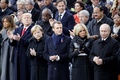 フランス・パリの凱旋（がいせん）門で開かれた第1次世界大戦終結100年記念式典の様子（2018年11月11日撮影）。(c)Francois Mori / POOL / AFP