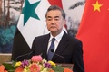 中国・北京を訪れたシリア外相との共同記者会見に臨む王毅外相（2019年6月18日撮影）。(c)FRED DUFOUR / POOL / AFP
