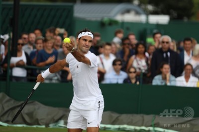 ウィンブルドン史上初8度目Vへ フェデラー、巨人との戦いに挑む 写真15