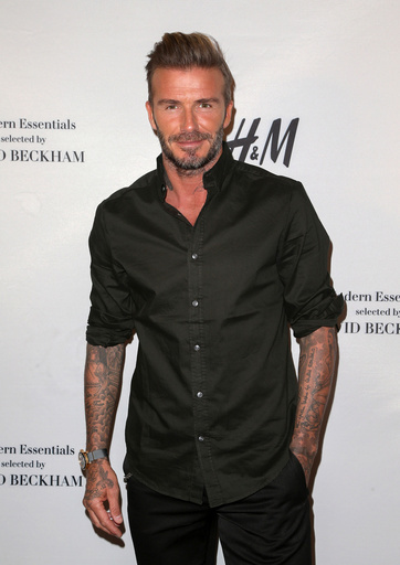 デビッド・ベッカム、普段はエフォートレスなスタイルが好き