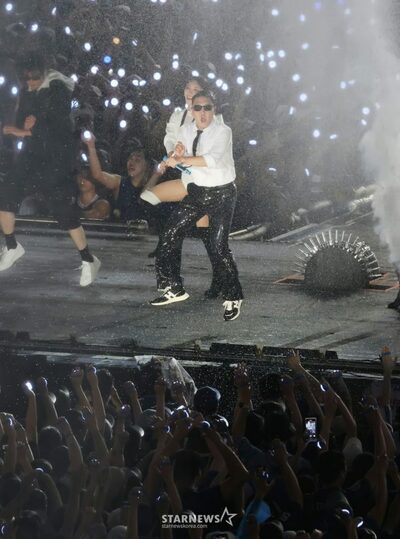 PSY、大田の「びしょ濡れショー」後に感涙…「2025年、初めて涙を流した」