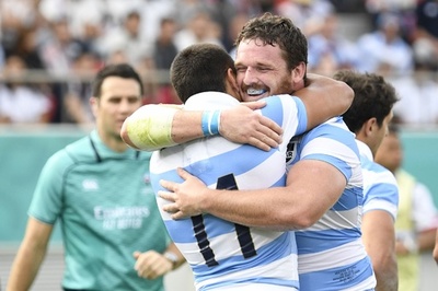 アルゼンチンがトンガ下す、前半4トライでBP獲得 ラグビーW杯