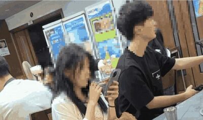 小さい子どももいる韓国の飲食店…「電子たばこ」吸い続ける中国人女性に「迷惑かけるな！」