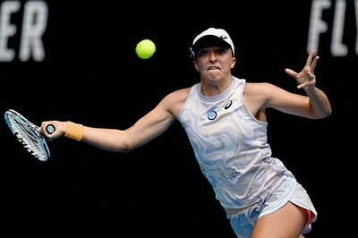 世界1位シフィオンテク、全豪OP敗退 GS女王対決にストレート負け