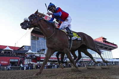 スイススカイダイバーがプリークネスS優勝、牝馬は史上6頭目