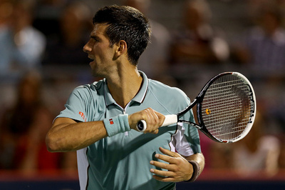 ジョコビッチ、逆転で準々決勝進出 ロジャーズ・カップ