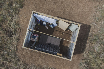 【今日の1枚】これも仮の宿、強制撤去で行き場失う貧困層 南ア