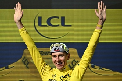 ポガチャル「うそみたい」 区間5勝目で総合V目前 ツール・ド・フランス