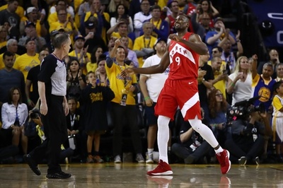 ラプターズがファイナル制覇に王手、レナードが36得点でけん引