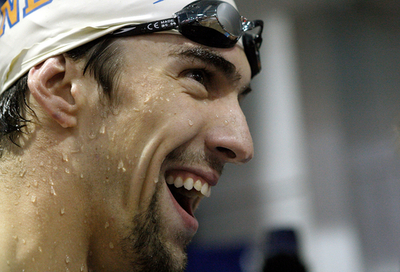 フェルプス 五輪後初の大会出場で2種目を制覇