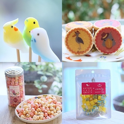 ことりスイーツなど販売、「ことりカフェ」展示即売会へ