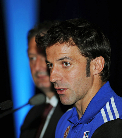 シドニーFC加入のデル・ピエロ「期待に応える準備はできている」