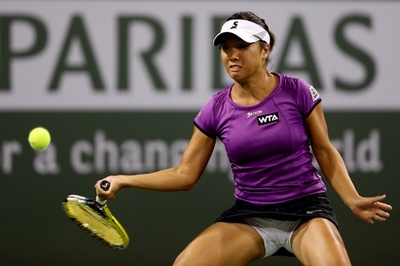 奈良が危なげなく初戦突破、BNPパリバ・オープン