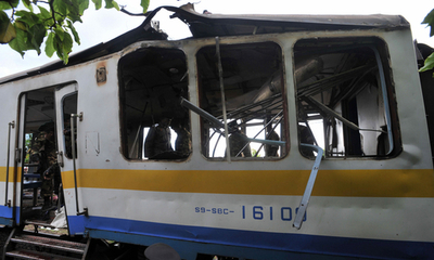 スリランカで列車爆破、8人死亡 負傷者多数