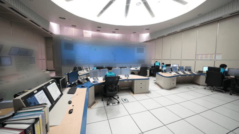 新ハヌル2号機の主制御室(c)KOREA WAVE