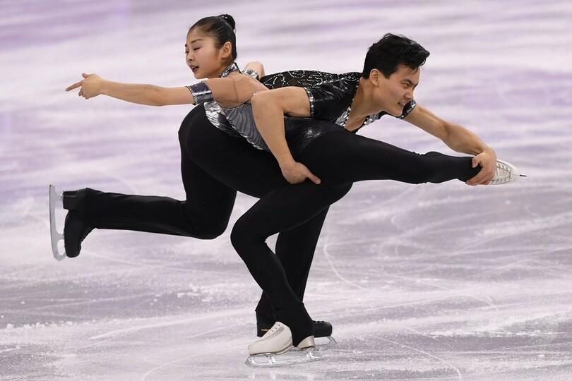 北朝鮮ペアが夢の五輪デビュー、PB更新でフリー進出