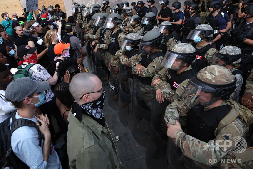 抗議デモ対応に動員されコロナ陽性、米首都ワシントン州兵