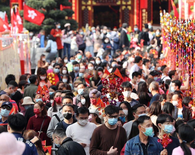 中国香港特区、20年末の人口前年比0・6%減