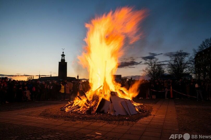「ワルプルギスの夜」開催 スウェーデン