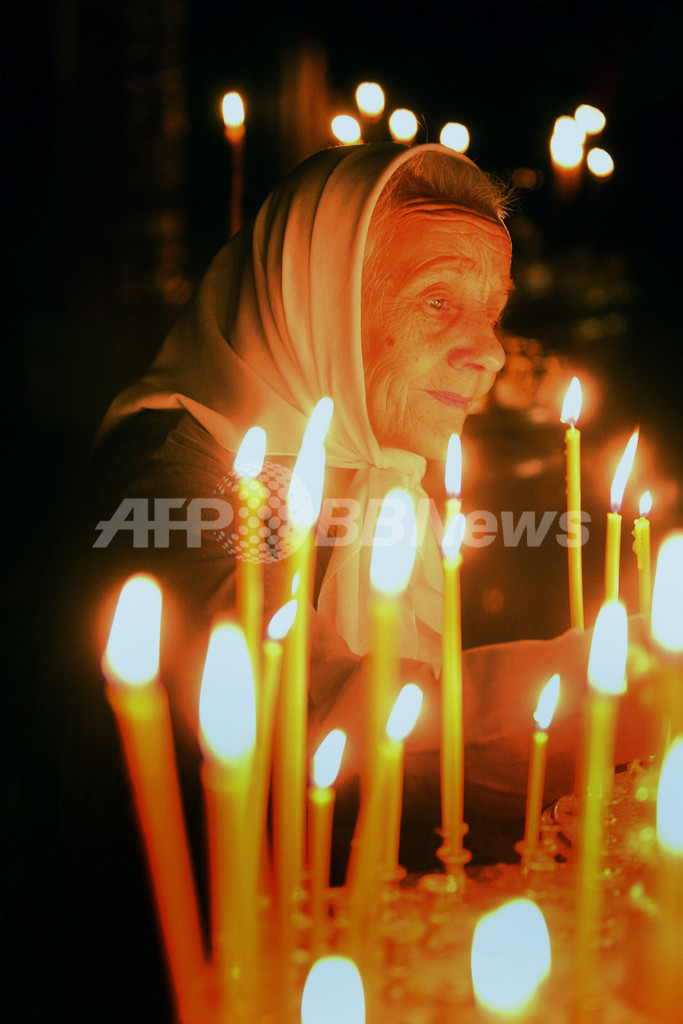 ロシア正教のクリスマス到来、各地で礼拝