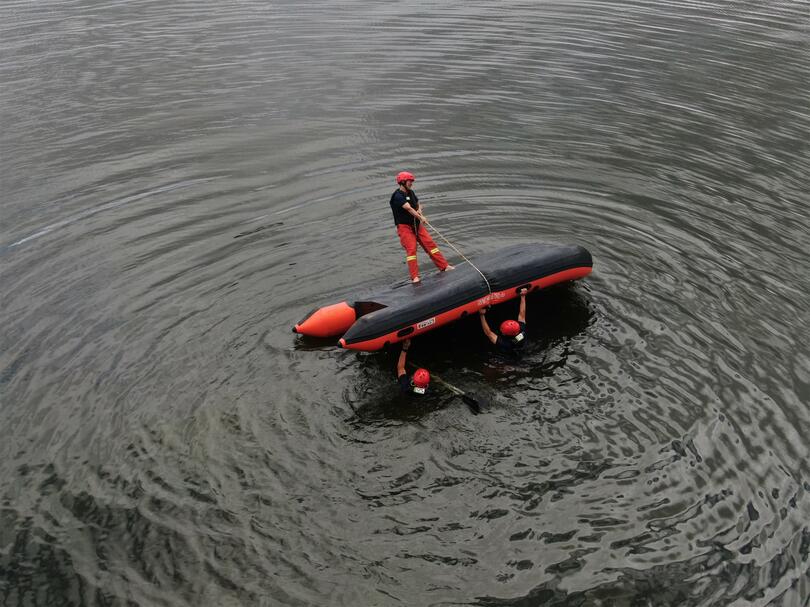 災害に備え水難救助訓練を実施 雲南省昆明市 写真6枚 国際ニュース:AFPBB News