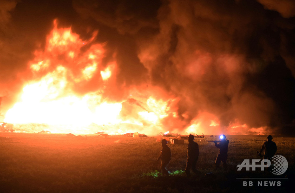 メキシコの石油パイプライン火災、死者85人に 写真13枚 国際ニュース：AFPBB News