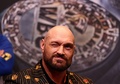 ボクシング、WBC世界ヘビー級タイトルマッチの記者会見に臨むタイソン・フューリー（2022年4月20日撮影）。(c)Adrian DENNIS / AFP