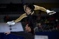 15-16フィギュアスケートグランプリ（GP）シリーズ第3戦、中国杯、ペア・フリースケーティング（FS）。演技に臨む川口悠子/アレクサンドル・スミルノフ組（2015年11月7日撮影）。(c)AFP/WANG ZHAO