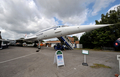 英国南部サリー（Surrey）州ウェイブリッジ（Weybridge）のブルックランズ博物館（Brooklands Museum）に展示されている超音速旅客機コンコルドG-BBDG（2009年9月3日撮影）。(c)AFP/Carl de Souza