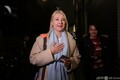 2024年ロシア大統領選への立候補を届け出るため、モスクワの中央選挙管理委員会を訪れた無所属のエカテリーナ・ドゥンツォワ氏（2023年12月20日撮影）。(c)Vera Savina / AFP