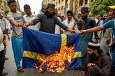 スウェーデンでのコーラン焼却に抗議 パキスタン各地でデモ