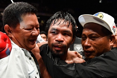 39歳パッキャオ健在、9年ぶりKO勝ちでWBA王座奪取