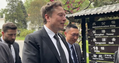 マスクCEOが北京入り 全自動運転ソフトの中国進出について協議か