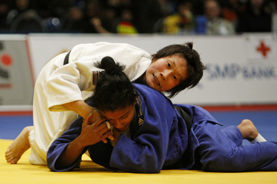 ドイツ国際大会・63キログラム級 上野順恵 エルナンデスを降し優勝